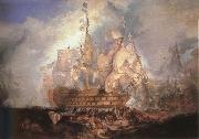 Sea fight Joseph Mallord William Turner